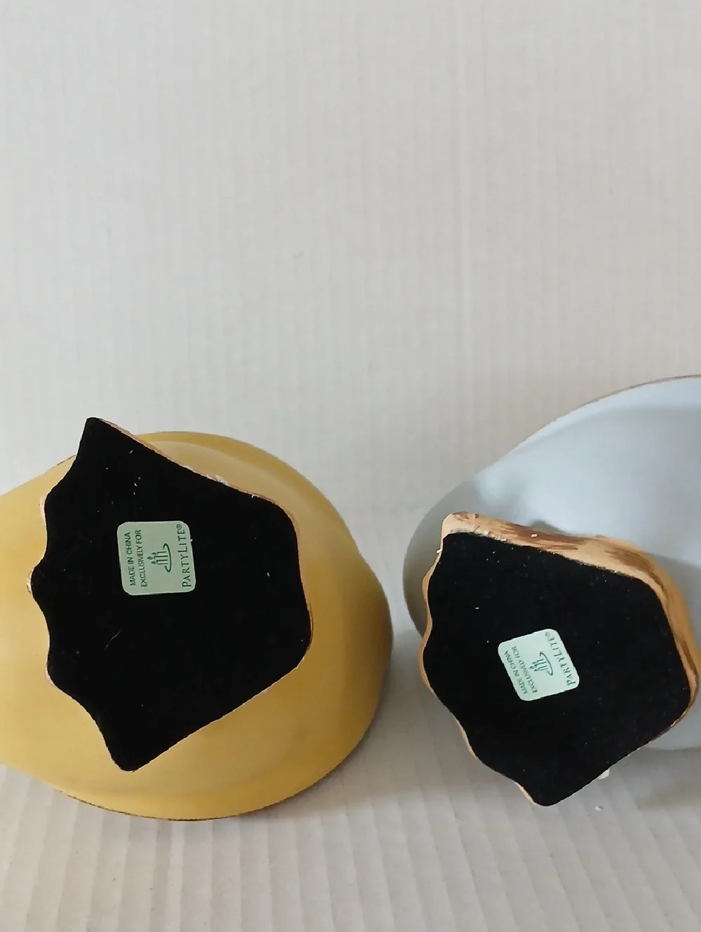 Partylite Pastel Blue & Yellow Duck Tea Light Candleholder Set Of 2 Retired - Picture 3 of 12